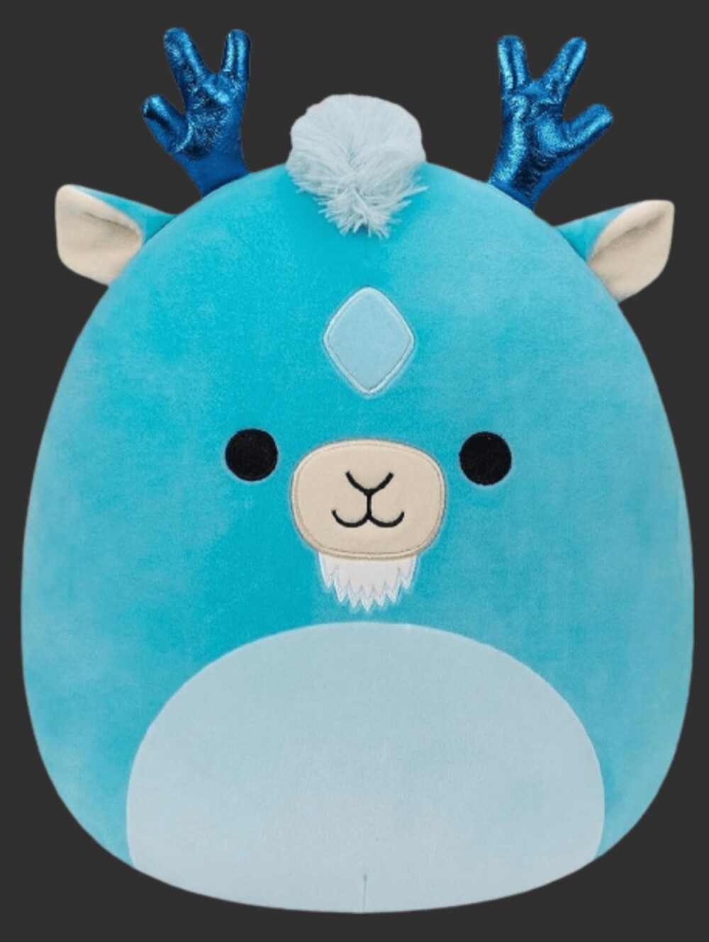Blue Sparkle Antler Plush Squishmallow-xam clip